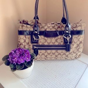 Coach Penelope Signature Jacquard Handbag F14692